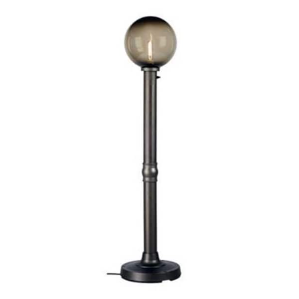 Brilliantbulb Moonlite 64 in. Floor Lamp 09717 with 3 in. bronze tube body and bronze globe BR2632162 - main